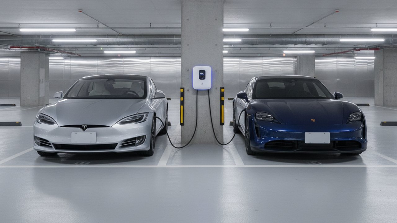 公司停車場電動車充電樁