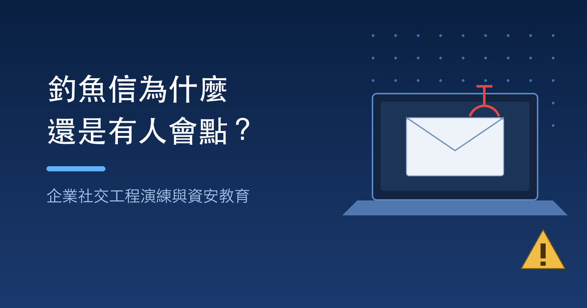 企業社交工程與釣魚郵件示意圖